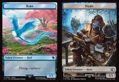 Bird (4) // Hero (28) Token - SURGE FOIL